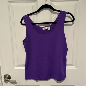 Chico’s Purple Microfiber Tank